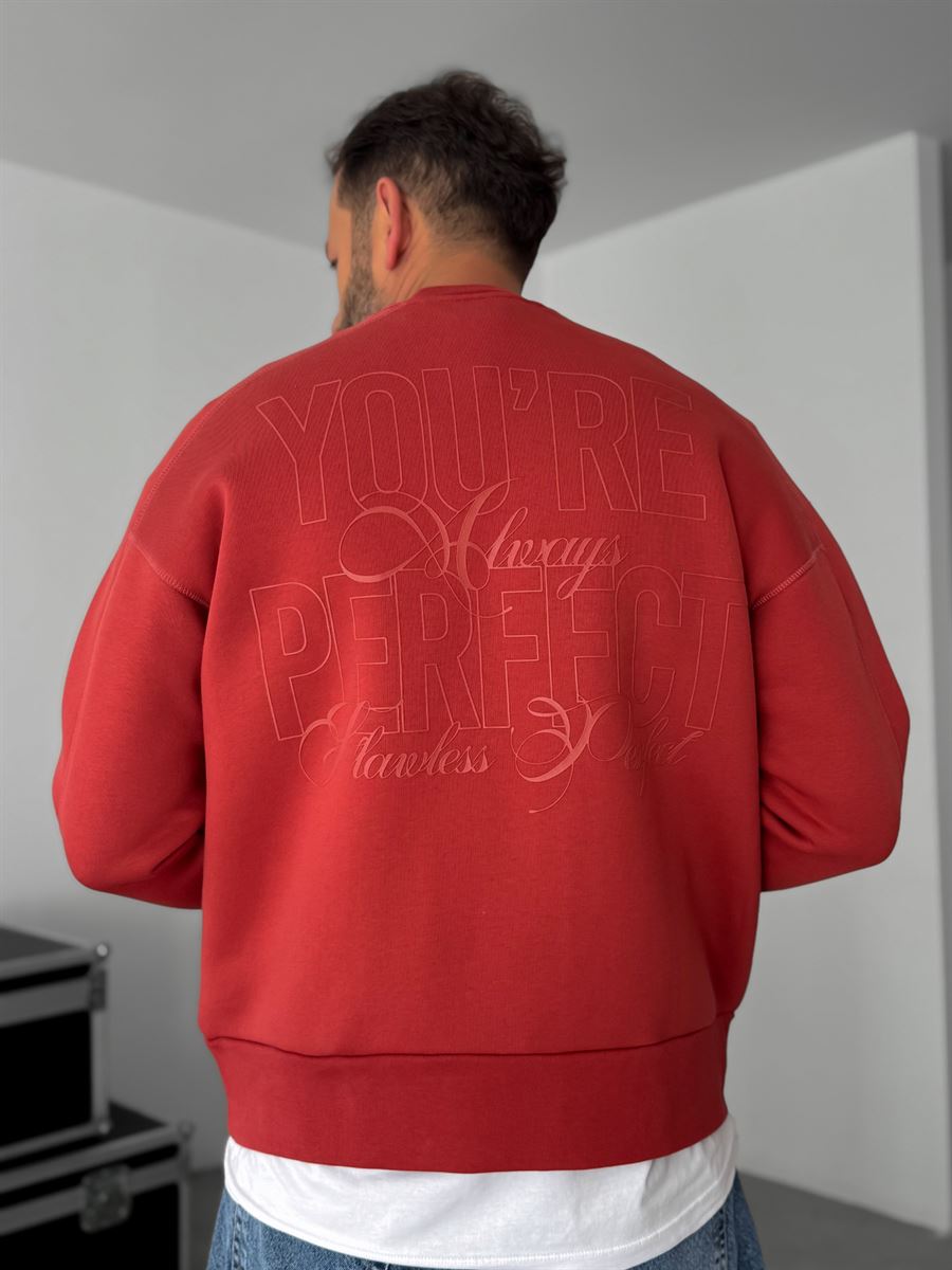Perfect Embossed Sweatshirt