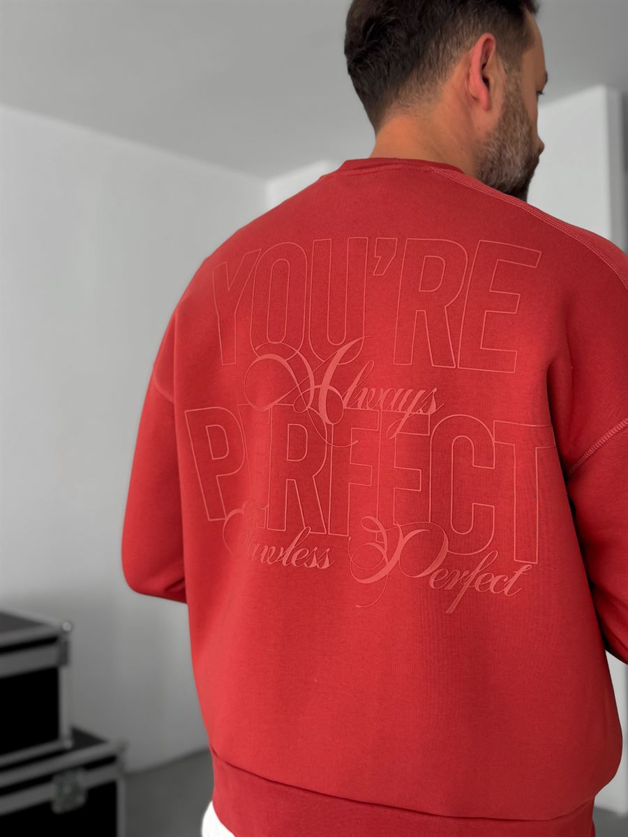 Perfect Embossed Sweatshirt
