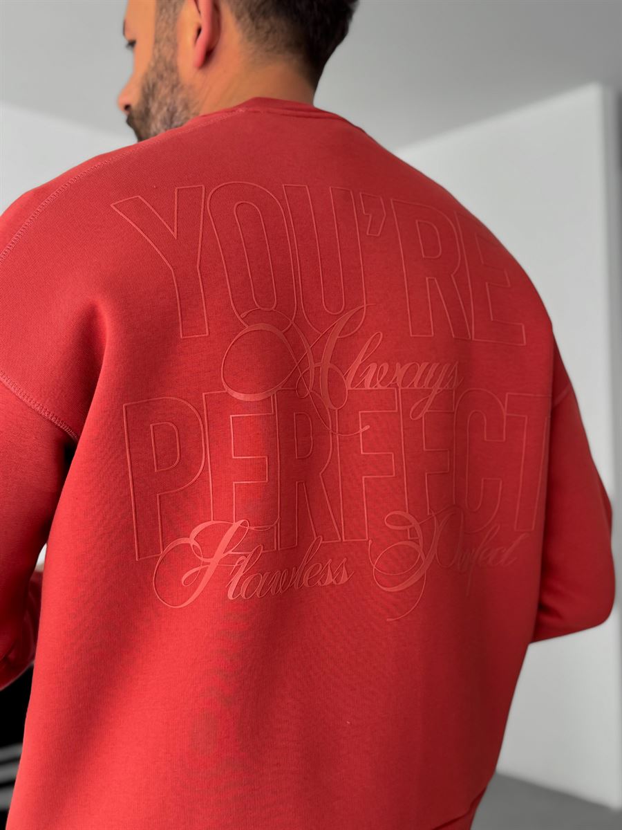 Perfect Embossed Sweatshirt