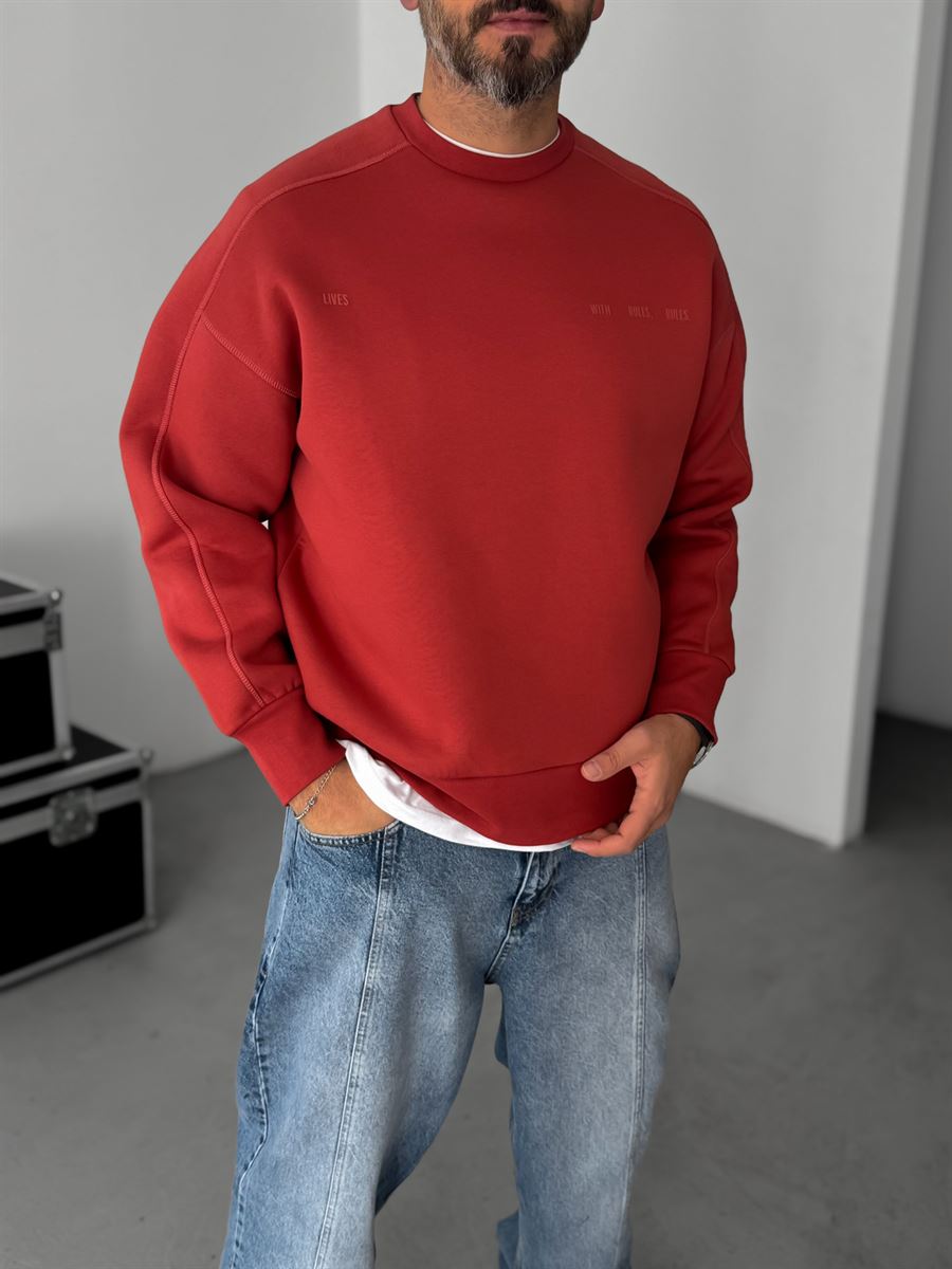 Perfect Embossed Sweatshirt