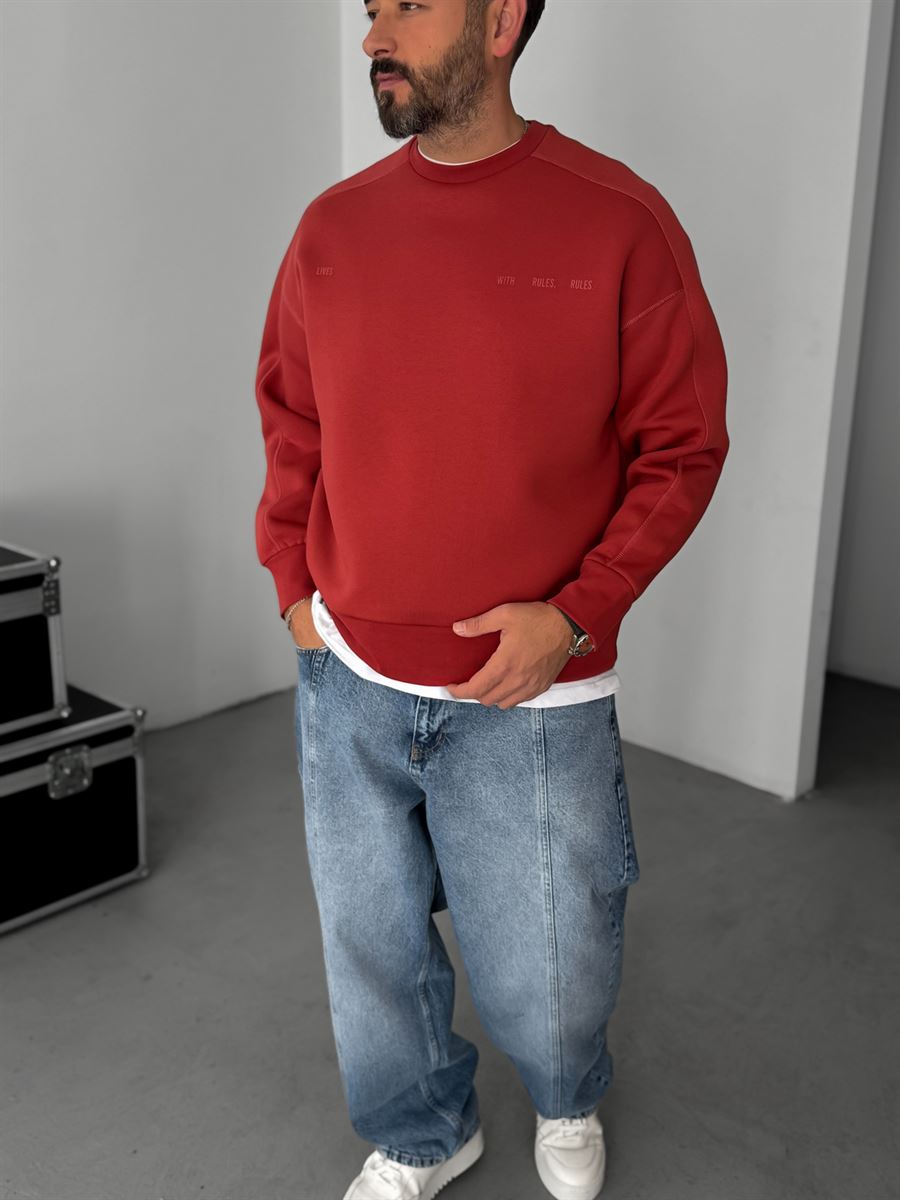 Perfect Embossed Sweatshirt