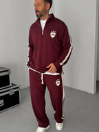 R-Embossed Half-Zip Sweatshirt