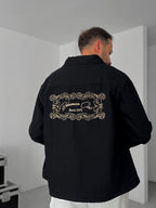 Back Embroidered Denim Jacket