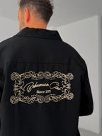 Back Embroidered Denim Jacket