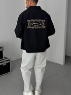 Back Embroidered Denim Jacket