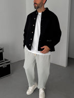 Back Embroidered Denim Jacket