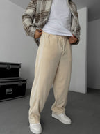 Patchwork Corduroy Pants