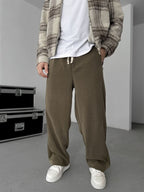 Patchwork Corduroy Pants