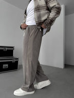 Patchwork Corduroy Pants