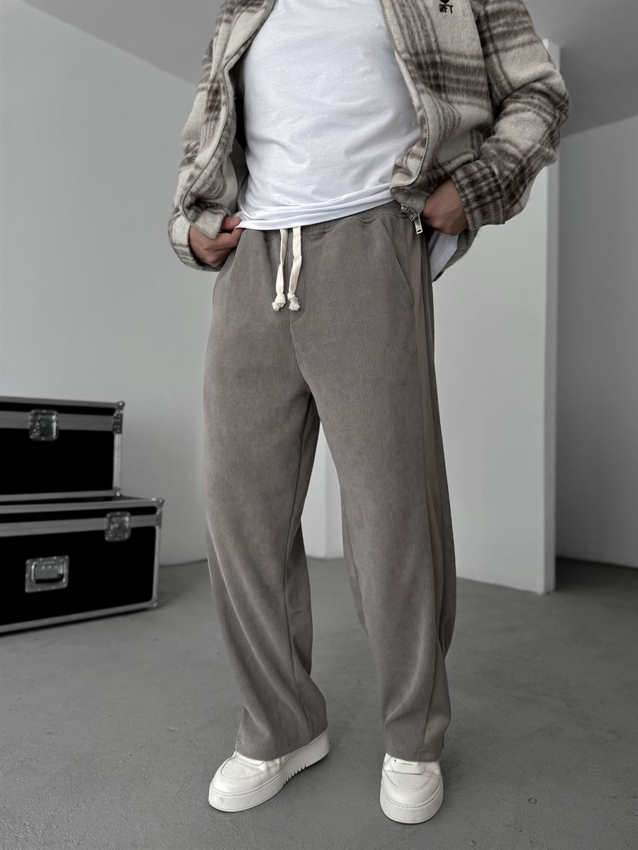 Patchwork Corduroy Pants