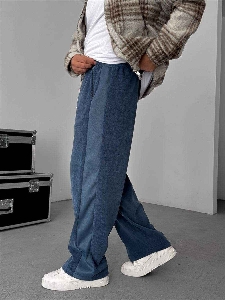 Patchwork Corduroy Pants