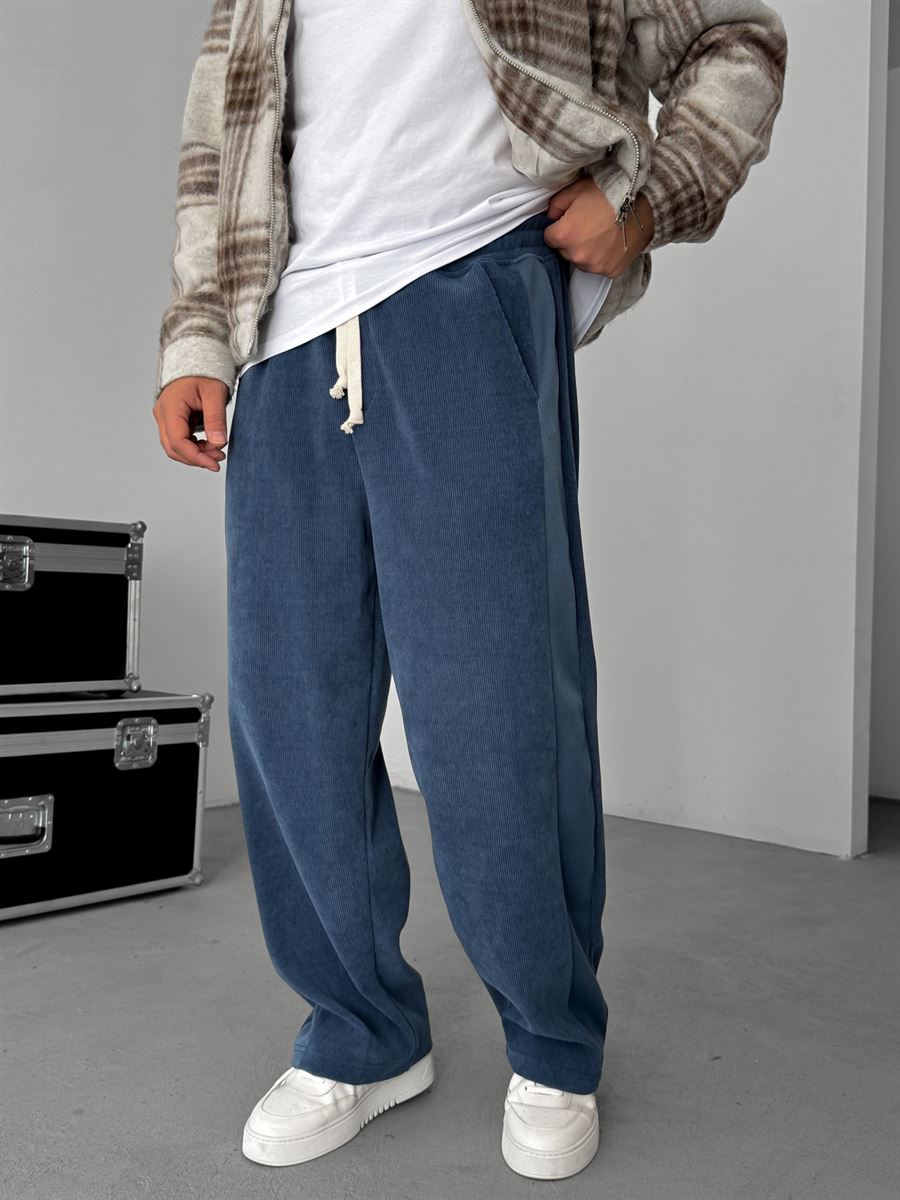 Patchwork Corduroy Pants