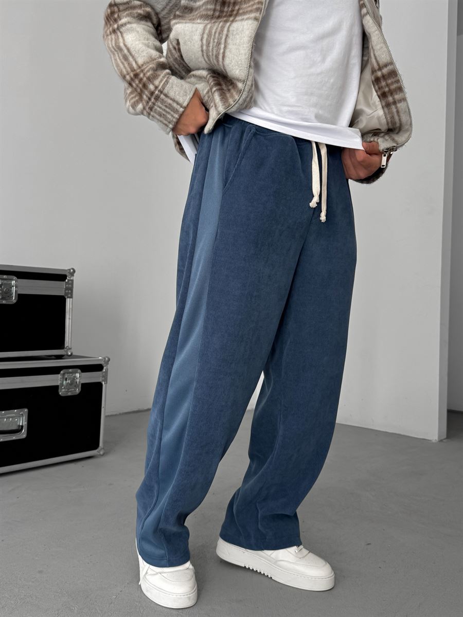 Patchwork Corduroy Pants