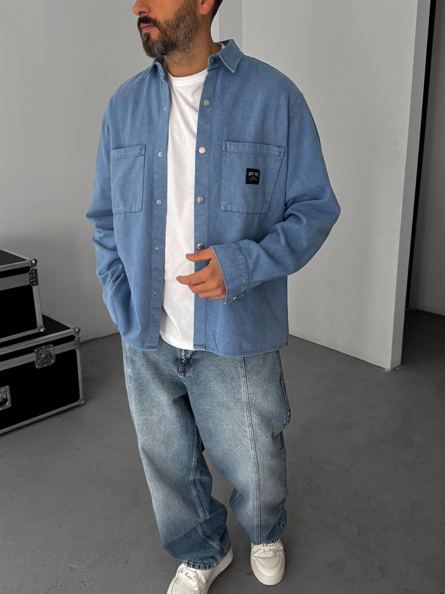 Double Pocket Washed Shirt