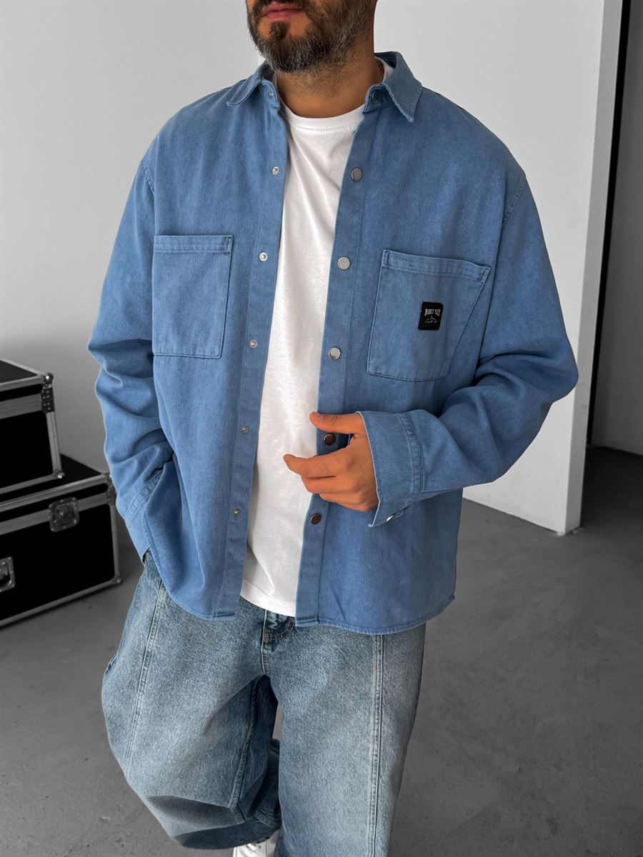 Double Pocket Washed Shirt