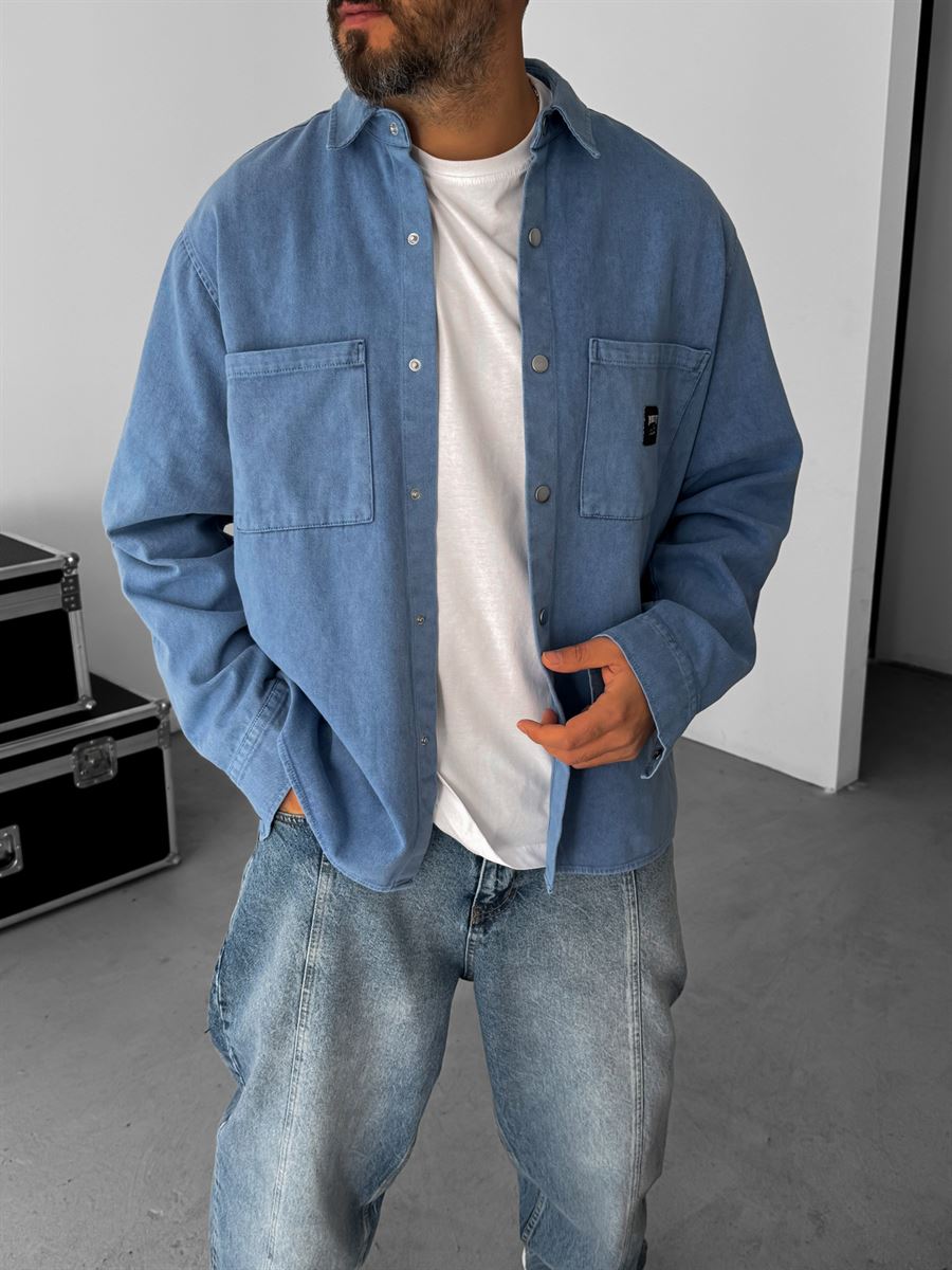 Double Pocket Washed Shirt