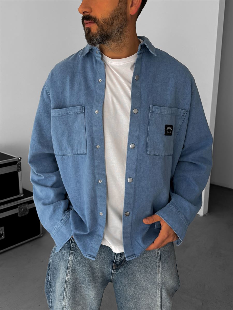 Double Pocket Washed Shirt