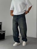 Front Stitched Baggy Jean