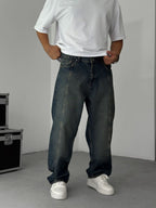 Front Stitched Baggy Jean