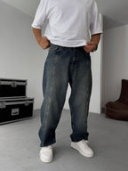 Front Stitched Baggy Jean