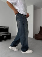 Front Stitched Baggy Jean