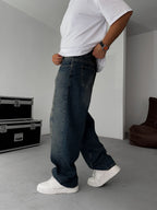 Front Stitched Baggy Jean