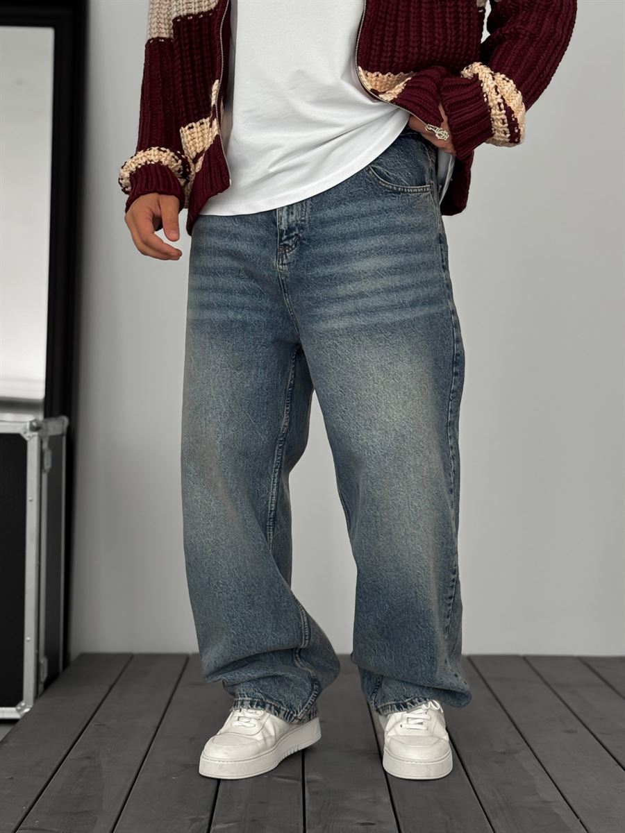 Washed Baggy Jean