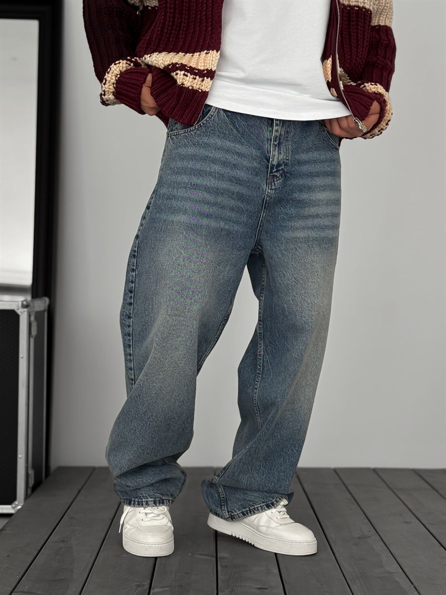 Washed Baggy Jean