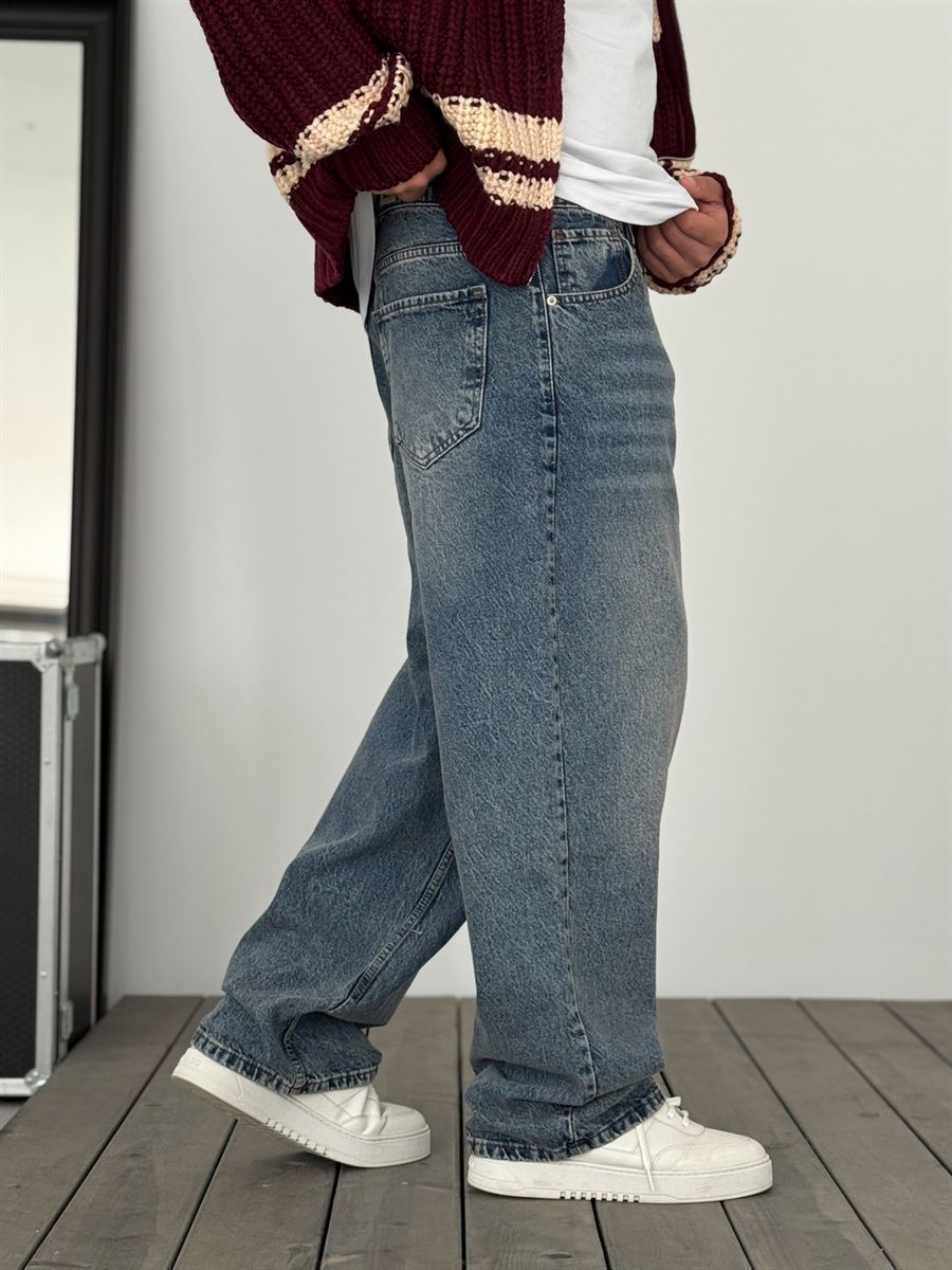 Washed Baggy Jean