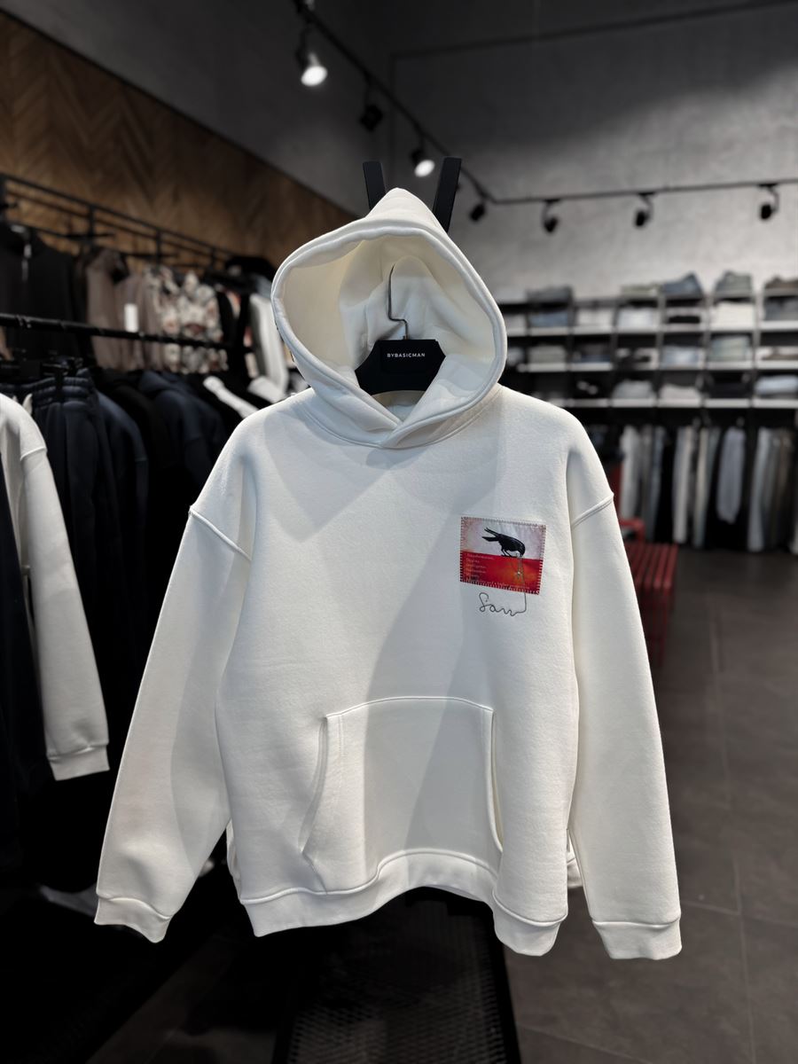 Crow Patched Sweatshirt