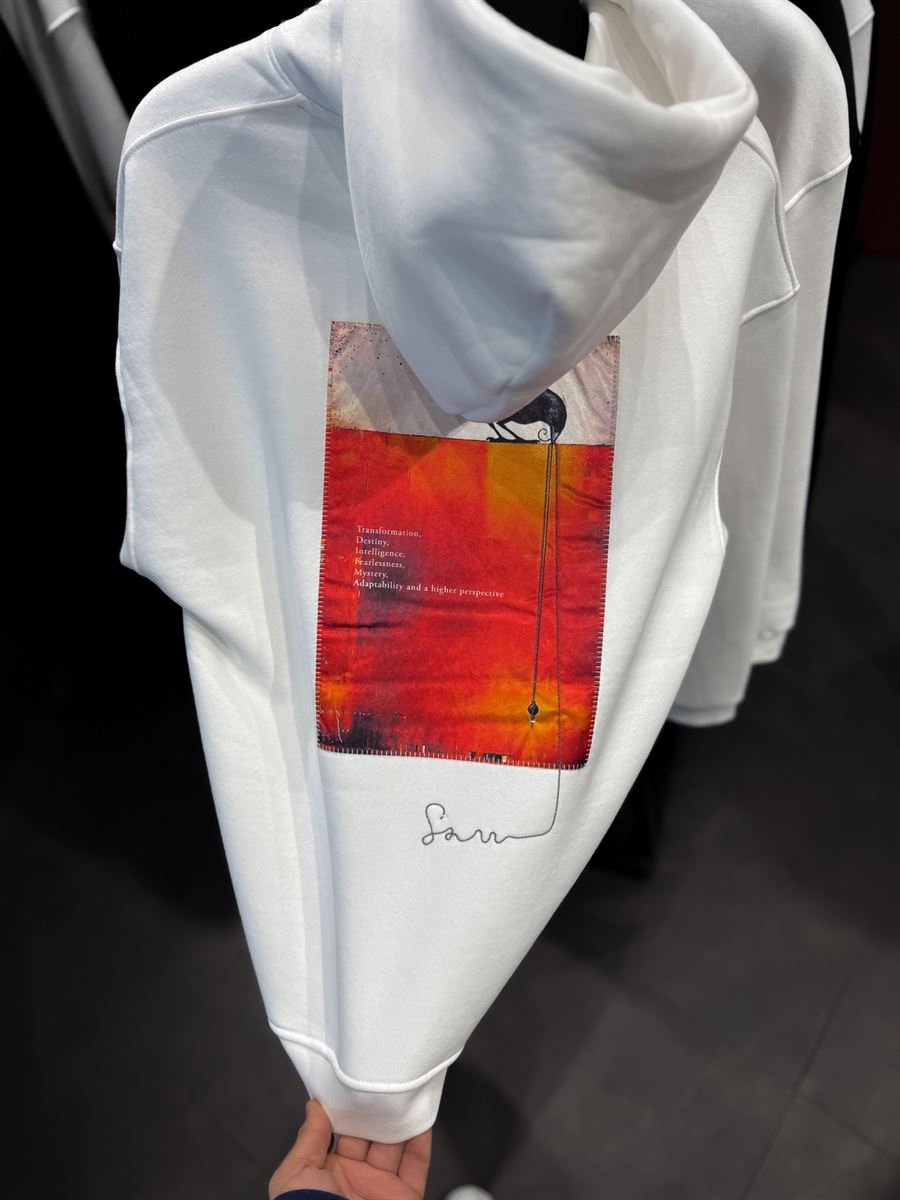 Crow Patched Sweatshirt