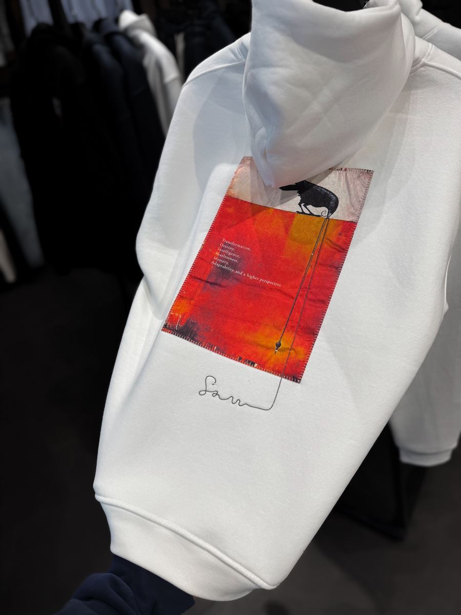 Crow Patched Sweatshirt