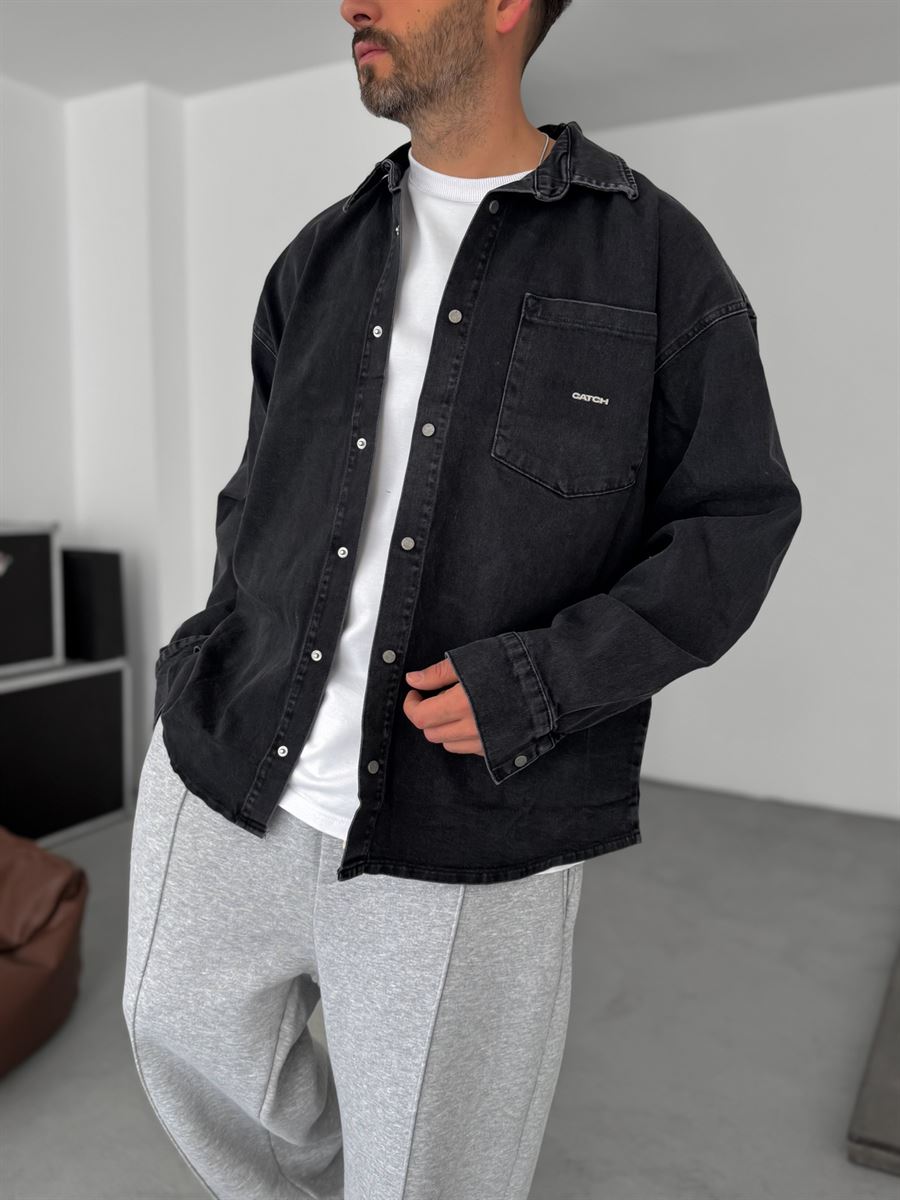 Jean Shirt with Pockets