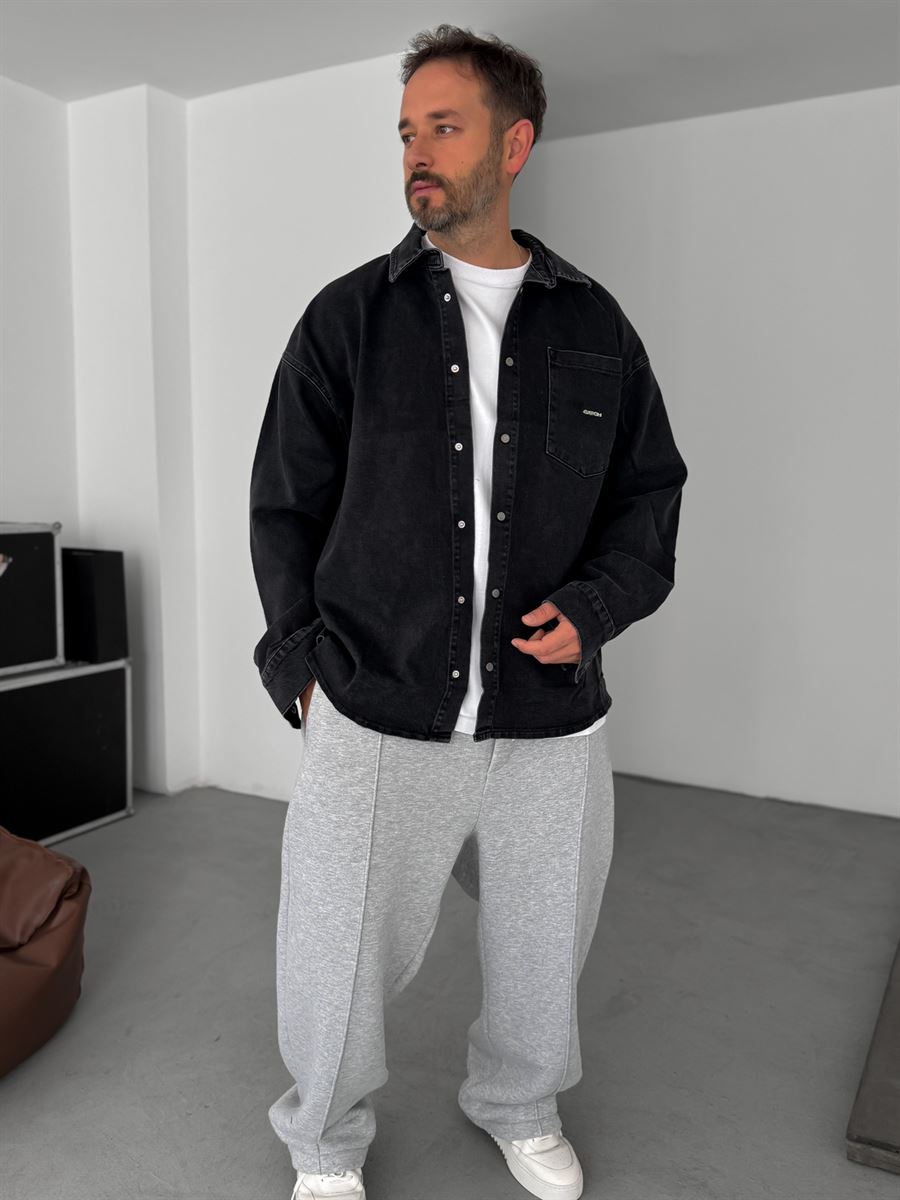 Jean Shirt with Pockets