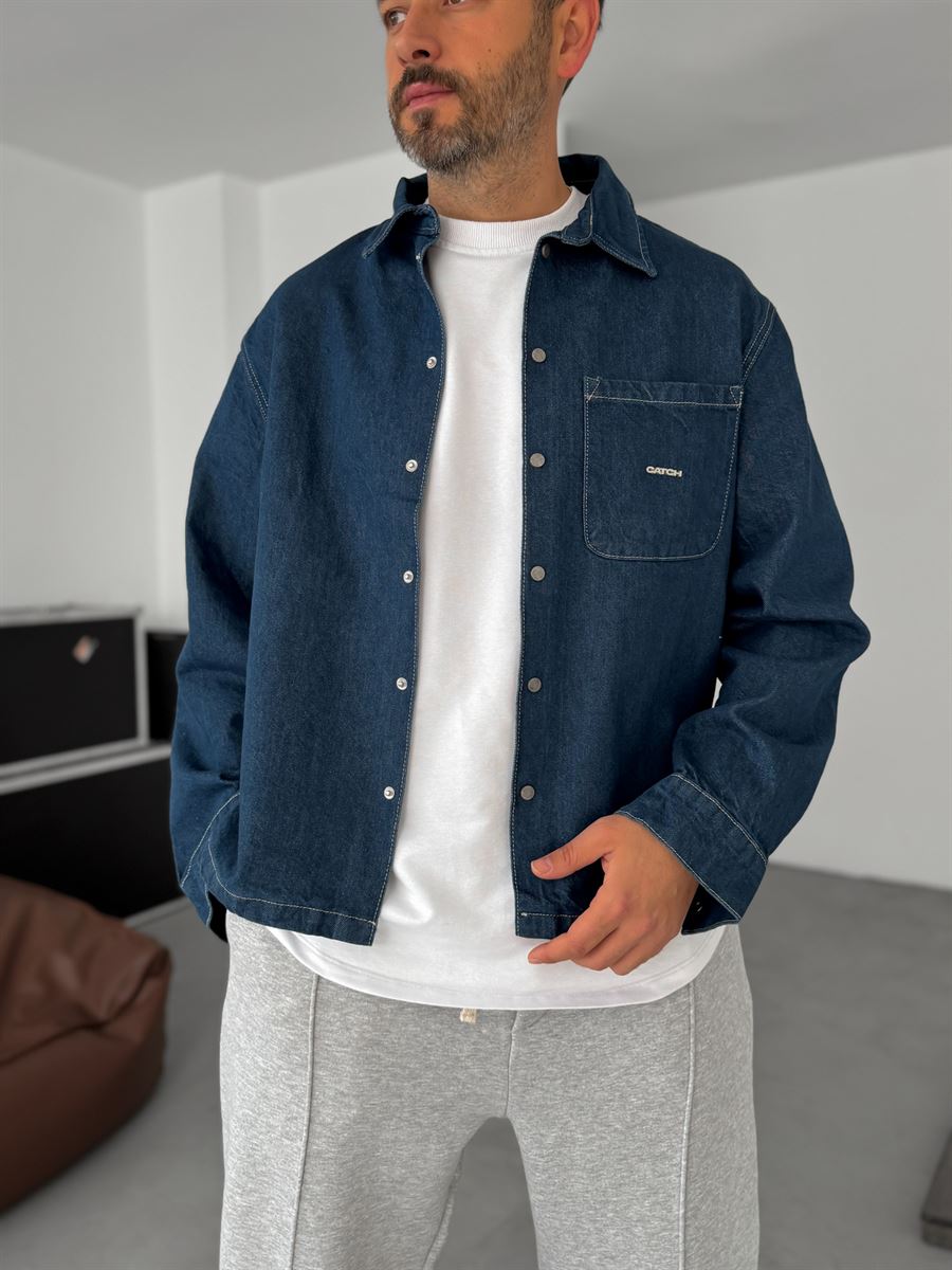 Jean Shirt with Pockets