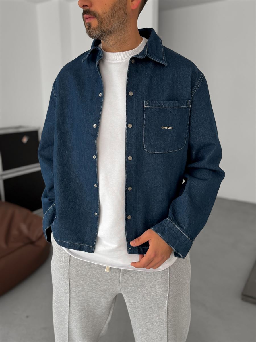 Jean Shirt with Pockets