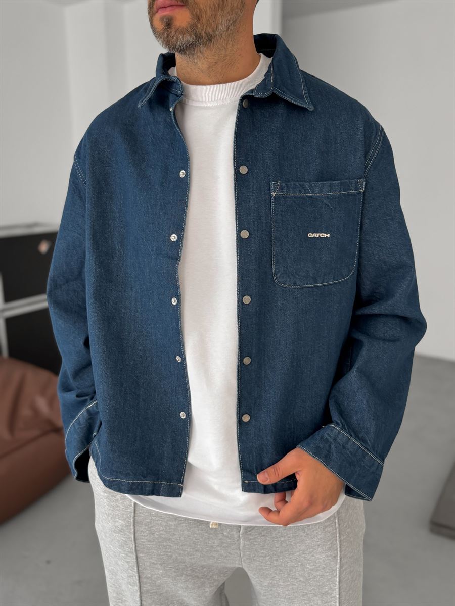 Jean Shirt with Pockets