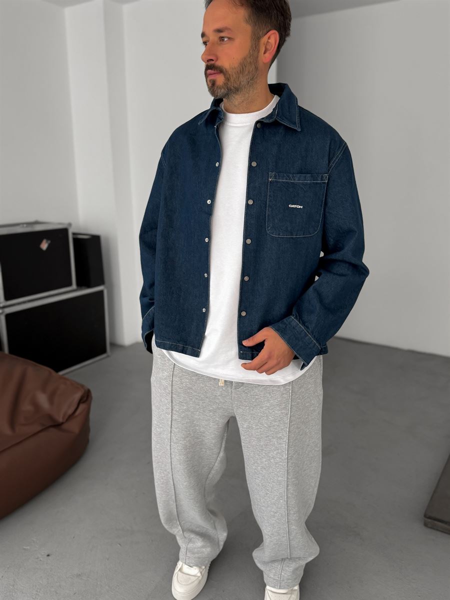 Jean Shirt with Pockets