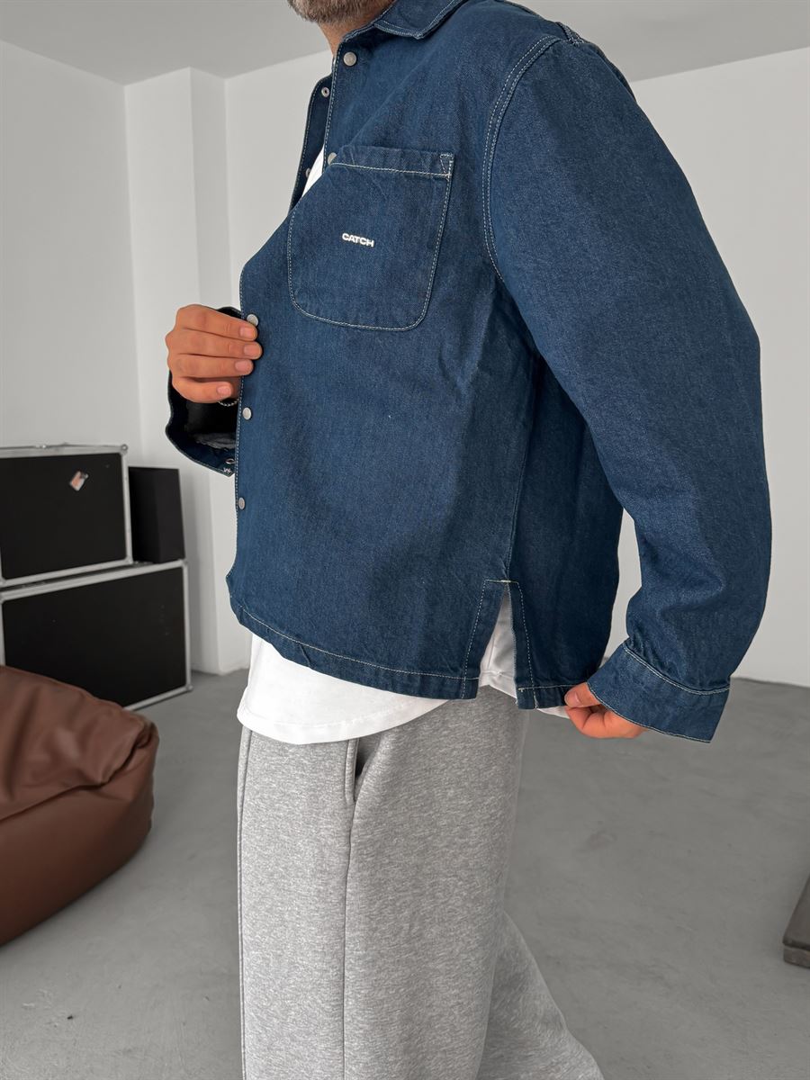 Jean Shirt with Pockets
