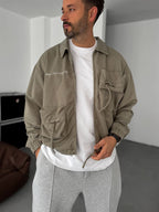 Large Pocket Zipped Jacket