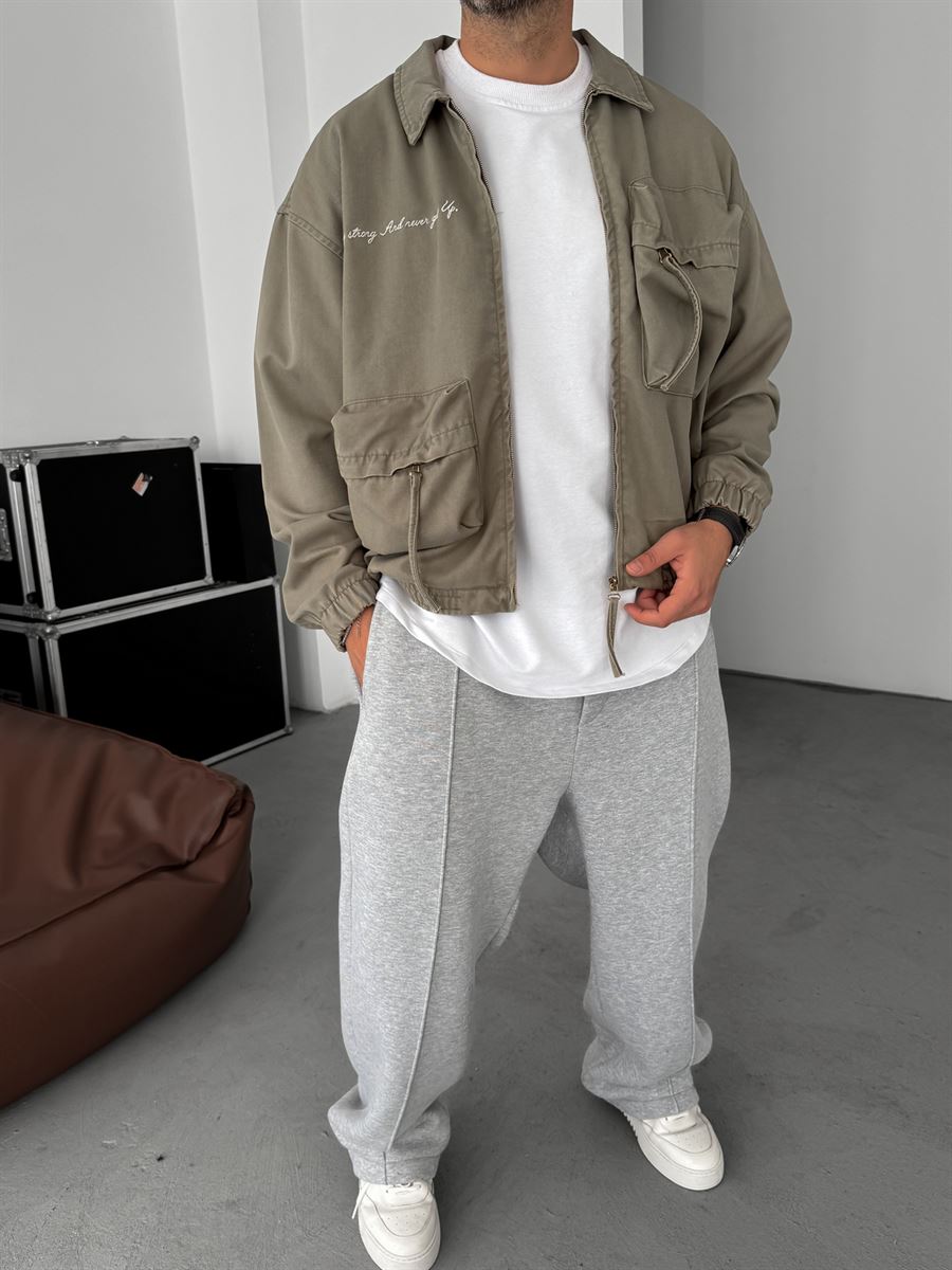 Large Pocket Zipped Jacket