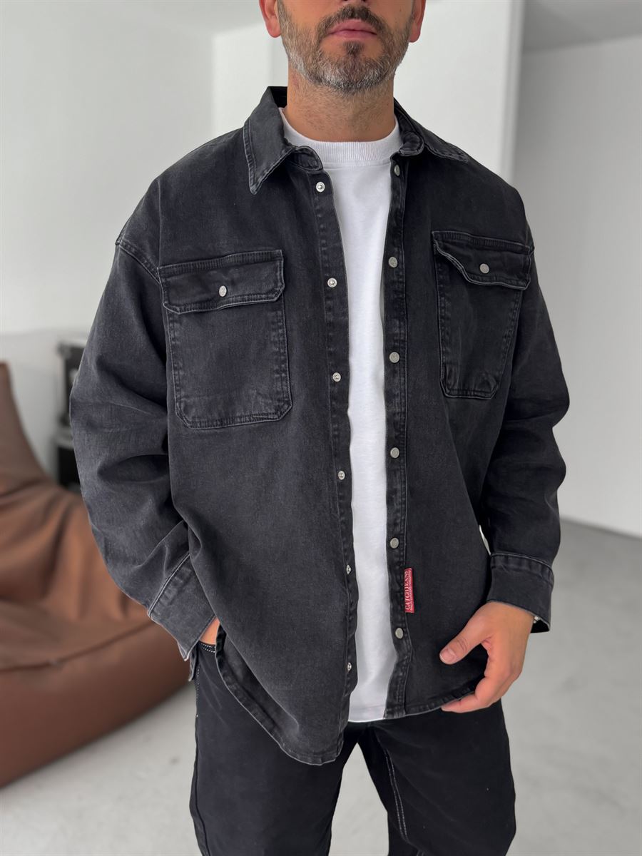 Double Pocket Denim Shirt