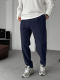 Seersucker Basic Pleated Pants