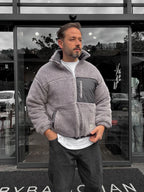 Plush Jacket with Parachute Pockets