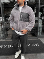 Plush Jacket with Parachute Pockets