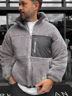 Plush Jacket with Parachute Pockets