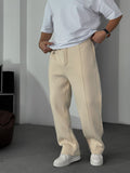 Stitched Fleece-Lined Sweatpants