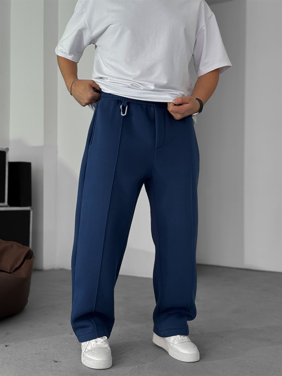Stitched Fleece-Lined Sweatpants