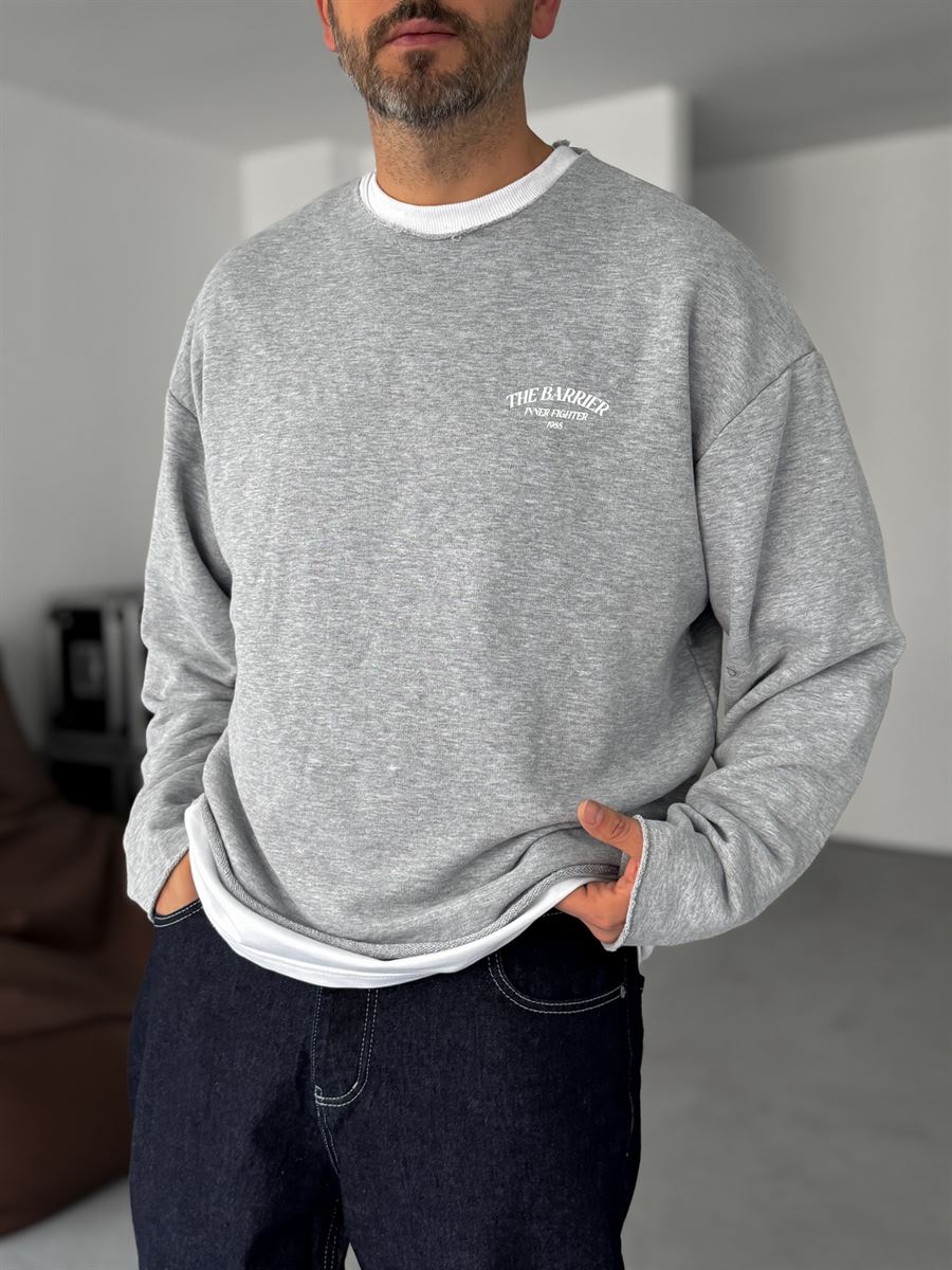 Non-Fleece Washed Sweatshirt