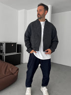 Buttoned Cashmere Blend Jacket